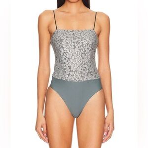 NWT CAMI NYC - Reina Metallic Bodysuit size 2
